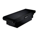 Coffre à outils pratiques discret en aluminium noir mat 61,86 pour camions de taille moyenne
