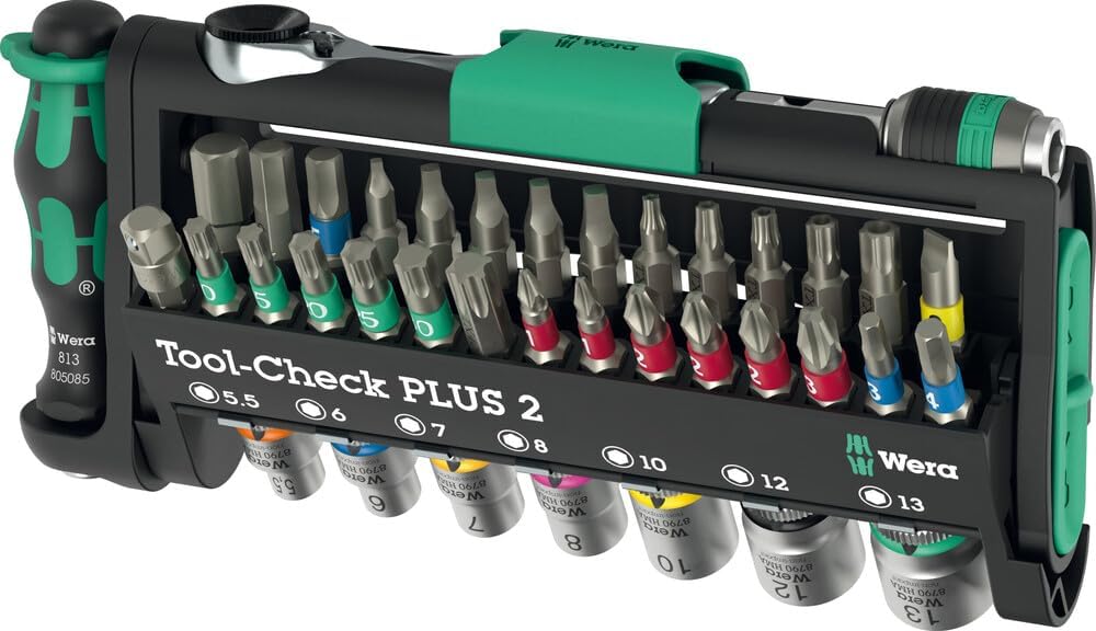 Wera 05049056001 Tool-Check PLUS 2, 39 pièces – sélection pratique
