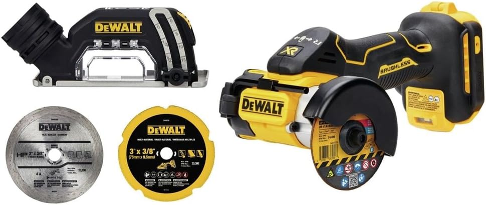 Dispositif de découpe sans fil DEWALT DCS438BR 20V MAX XR sans balais Lithium-Ion 3 po (outil seul) (reconditionné)