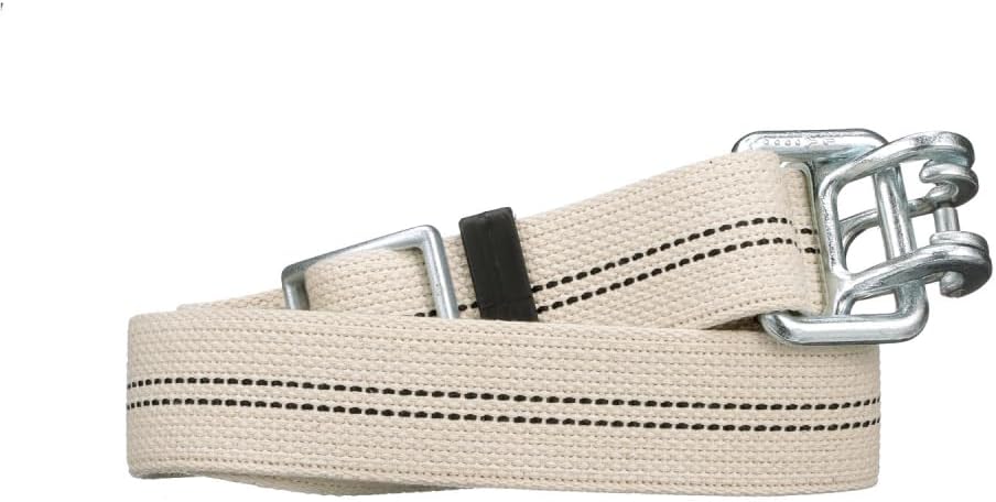 Ceinture porte-équipements Klein Tools 5425M, ceinture de travail en coton/polyester, boucle à dégagement rapide destiné à ferrailleurs, ouvriers du bâtiment, charpentiers, menuisiers, électriciens, taille M
