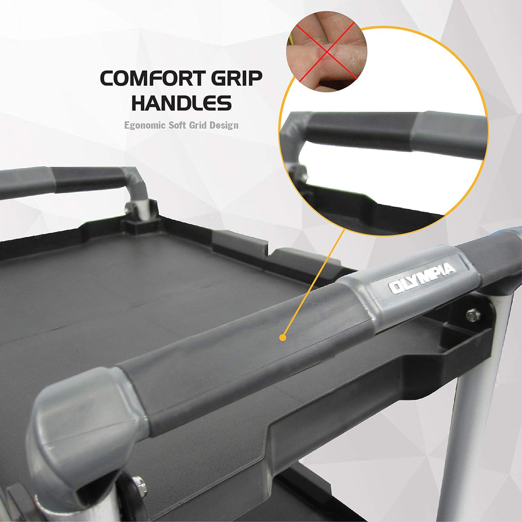 Chariot pour service pliable et enroulable Olympia Tools 85-188 Pack-N-Roll, capacité de 68 kg, noir