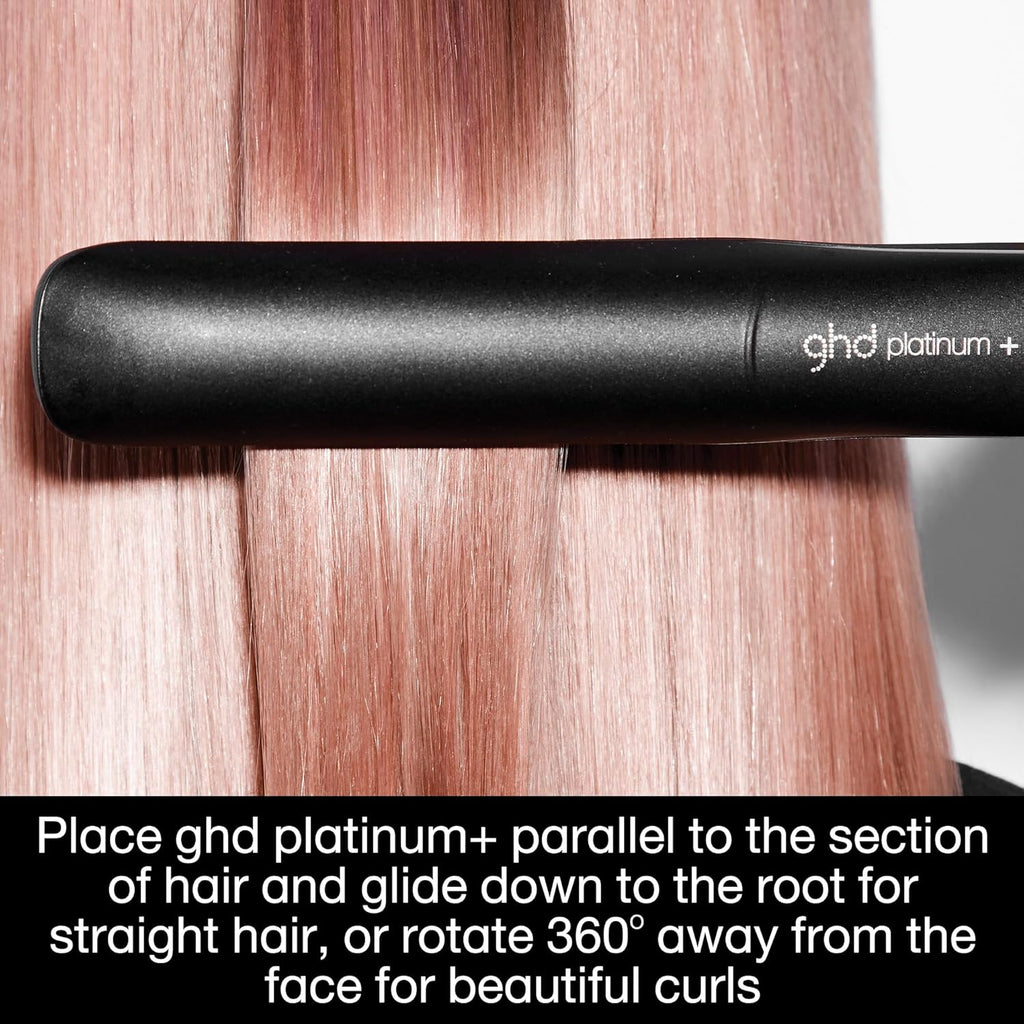 ghd Platinum+ Styler – 1 lisseur pour usage professionnel en céramique destiné à des cheveux plus forts, plus brillants et une meilleure protection de la couleur