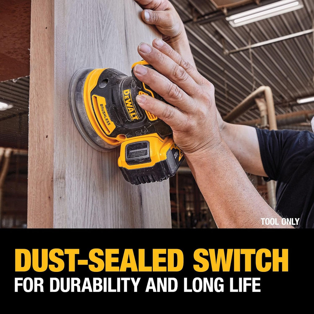 Ponceuse orbitale DEWALT 20V MAX, outil seul (DCW210B) – sélection pratique