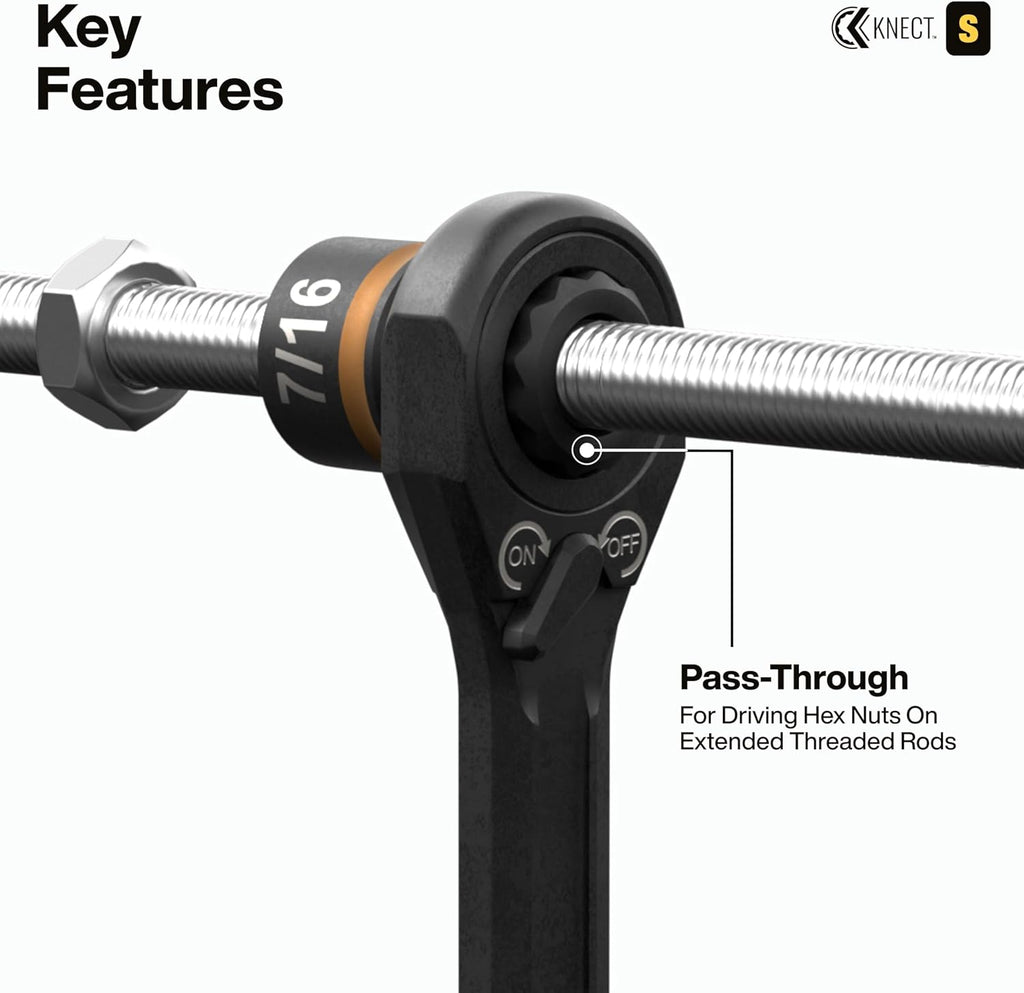 Ensemble de douilles à impact Klein Tools 65302KNECT, KNECT (S) Ensemble de 33 douilles traversantes SAE et métriques, adaptateur destiné à visseuse à impact, boîte de rangement destiné à équipements MODbox