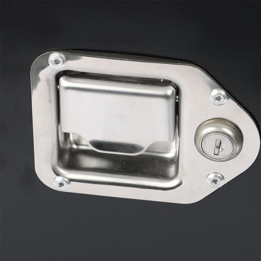 Coffre à outils pratiques pour timon de remorque, 35 x 12,2 x 11,8 pouces, 2,31 pi³