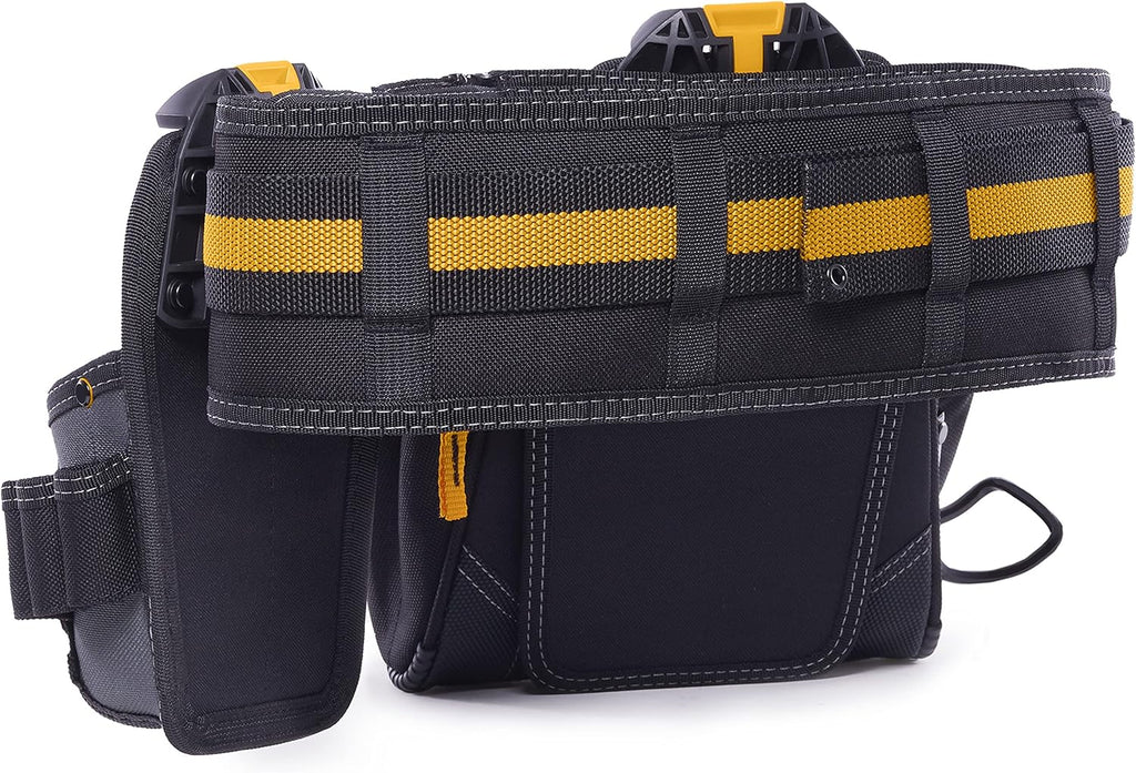 Série ToughBuilt ClipTech – Ensemble de ceinture à équipements 3 pièces destiné à bricoleur, système modulaire ClipTech™ doté de 2 pochettes robustes et ceinture rembourrée résistante, construction renforcée 1680D (TB-CT-111-CP)