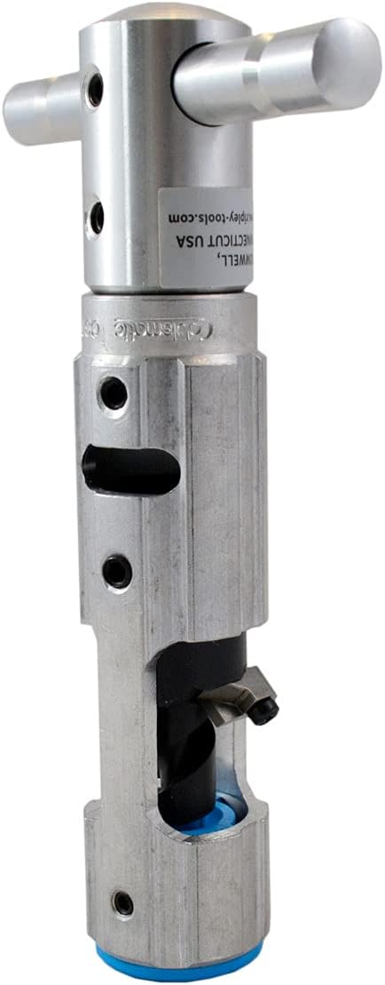 Dispositif combiné de carottage et de dénudage Cablematic CST 625 bleu destiné à techniciens, électriciens et installateurs professionnels, outil facilement transportable destiné à câble 625 kcmil, 370 g