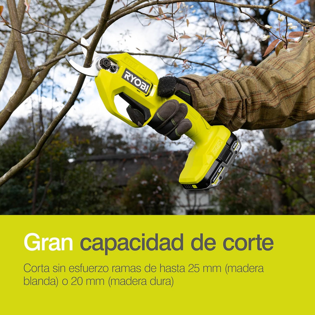 Sécateur sans fil Ryobi RY18SCA-0 18V ONE+ (outil seul), noir – sélection pratique
