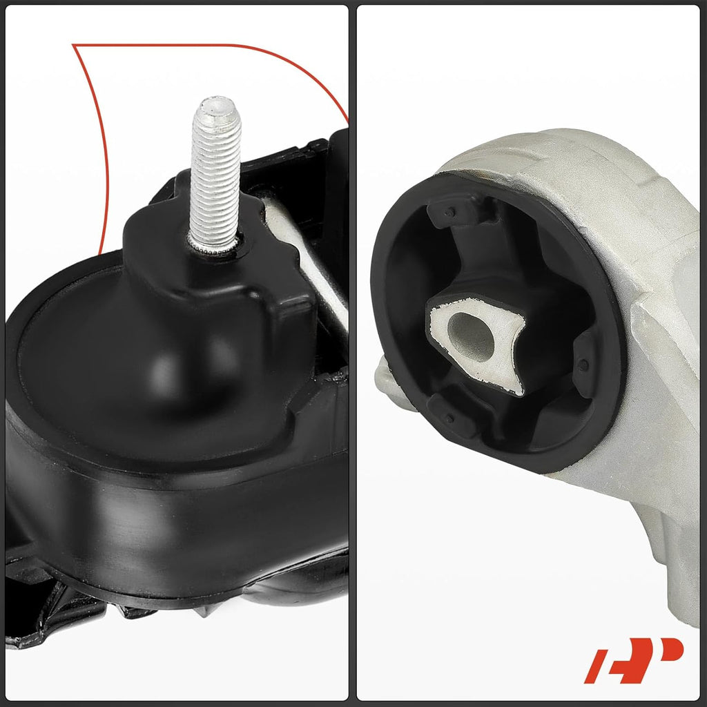 Ensemble de 4 supports moteur et de transmission A-Premium compatible doté de Chevrolet Malibu 2004-2007, Pontiac G6 2005-2007 et Saturn Aura 2007-2008 (V6 3,5 L, transmission automatique).