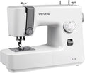 Machine à coudre VEVOR, 18 points de couture, doté de lumière LED et pédale, commande simple par molette, châssis interne en métal, machine à coudre légère et portable destiné à débutants, idéale destiné à les loisirs créatifs et les réparations.