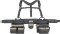 Ceinture porte-équipements CLC Custom Leathercraft 1614 à 20 poches, robuste et résistante, 5 pièces, Comfortlift Combo, noire.
