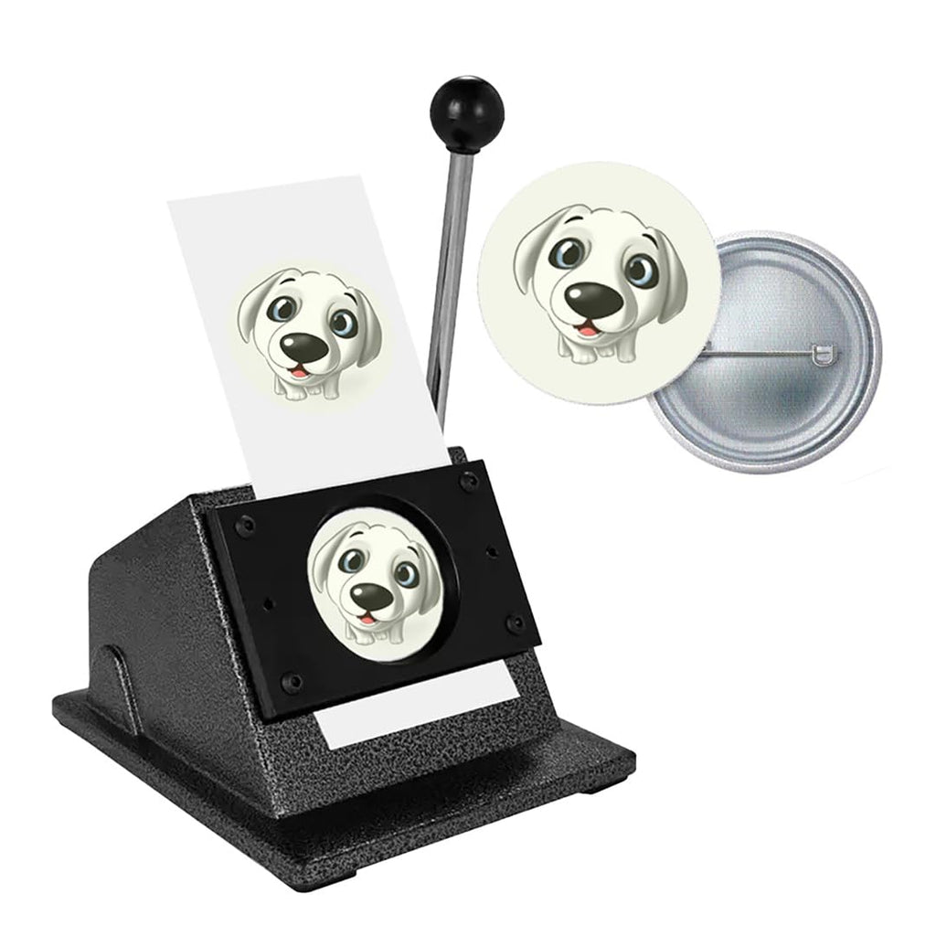 Perforatrice ronde de 2,5 cm (1 pouce) destiné à la création de boutons et loisirs créatifs en papier, outil de découpe à trous destiné à le bricolage.