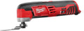 Dispositif multifonction sans fil Milwaukee 2426-20 M12 12 volts Redlithium Ion 20 000 OPM à vitesse variable doté de lame multi-usage, plateau de ponçage et papiers abrasifs multi-grains (batterie non incluse, alimentation seule)