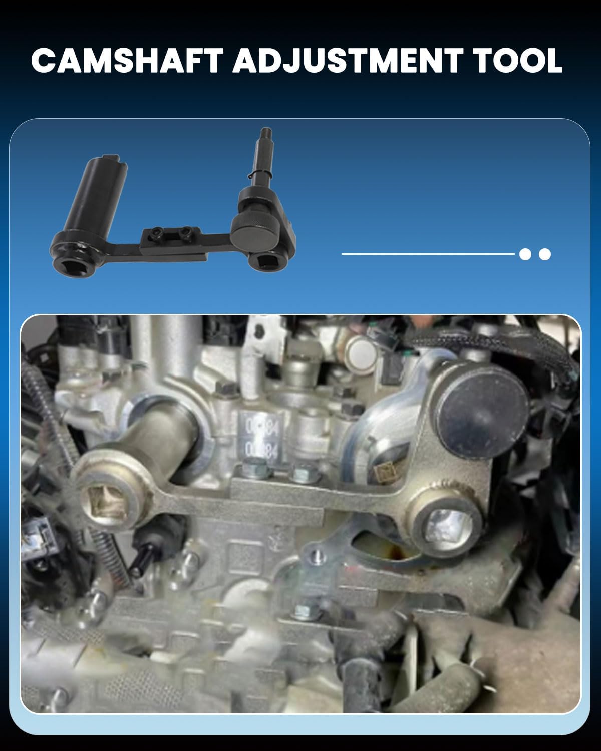 ensemble d'équipements d'alignement d'arbre à cames DPTOOL destiné à moteurs Volvo 2.0T S60, S80, V60, V70, XC60, XC70 et XC80 (remplace les références 9997490, 9997493, 9997495, 9997496 et 9997497).
