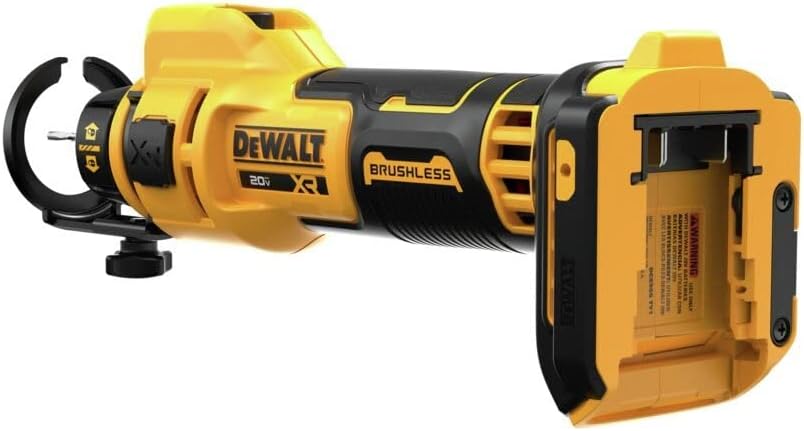 Dispositif de découpe de cloisons sèches sans balais DEWALT 20V MAX* XR (outil seul) (DCE555B)