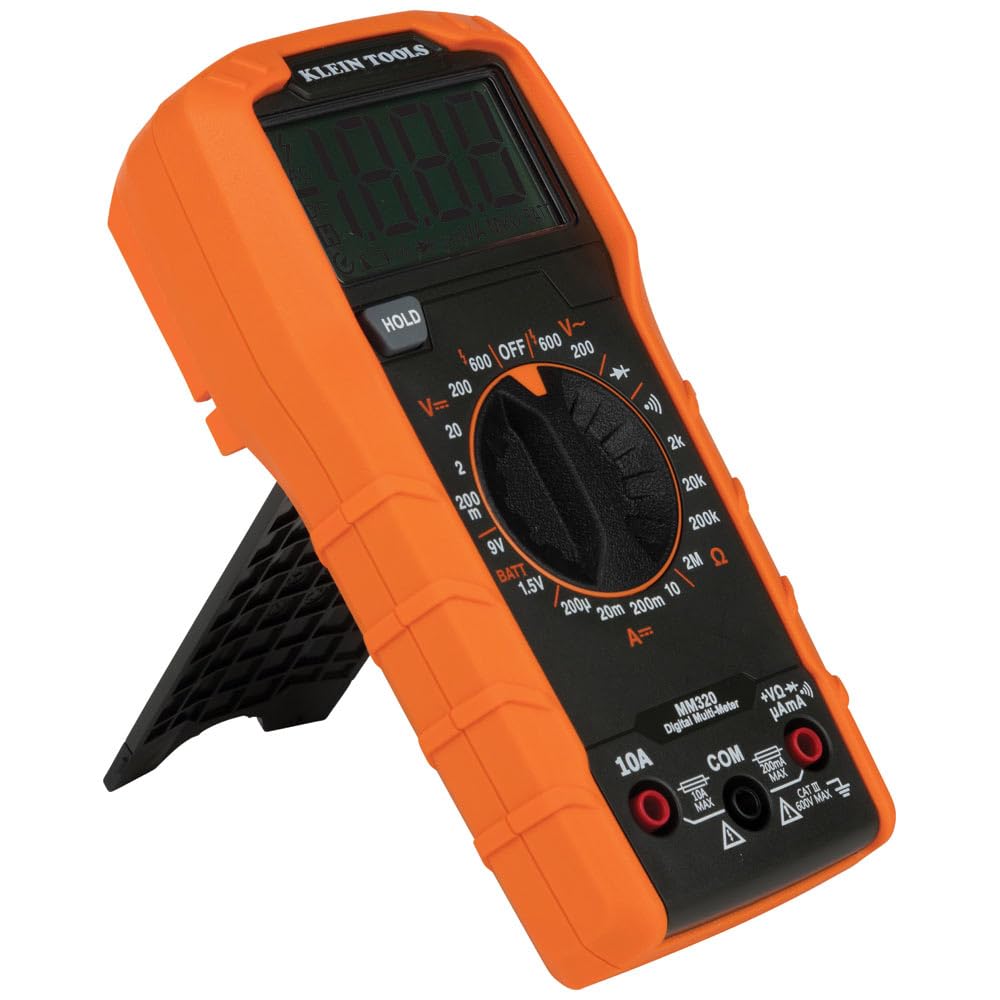 Ensemble de détection de disjoncteurs Klein Tools 80101, kit de test de prises et de prises GFCI, multimètre, NCVT, testeur de prises, cordons, 4 pièces