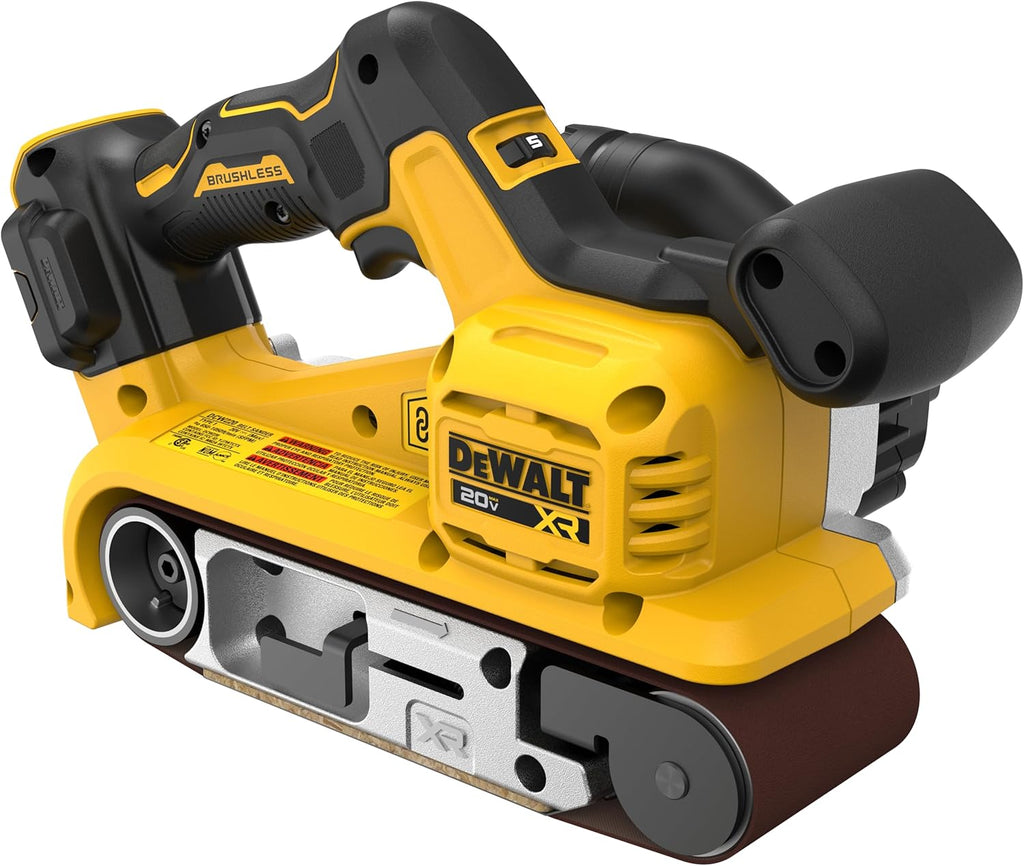 Ponceuse à bande DEWALT 20V MAX*, sans fil, sans balais, outil seul (DCW220B) – sélection pratique