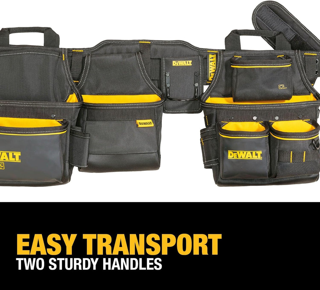 Ceinture porte-équipements DEWALT, résistante, ceinture pour usage professionnel à 26 poches (DWST540601)