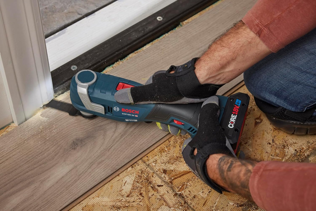 Dispositif multifonction oscillant Bosch GOP18V-34N 18V sans balais StarlockPlus® (outil seul)