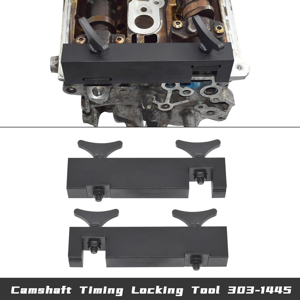 ensemble d'équipements d'alignement d'arbre à cames destiné à Land Rover Jaguar Discovery 4 Range Rover Sport V8 5.0L V6 3.0L, outil de calage moteur doté de pompe à carburant, outil d'extraction d'injecteurs, 303-1445, 303-1448, 303-1452, 303-1482