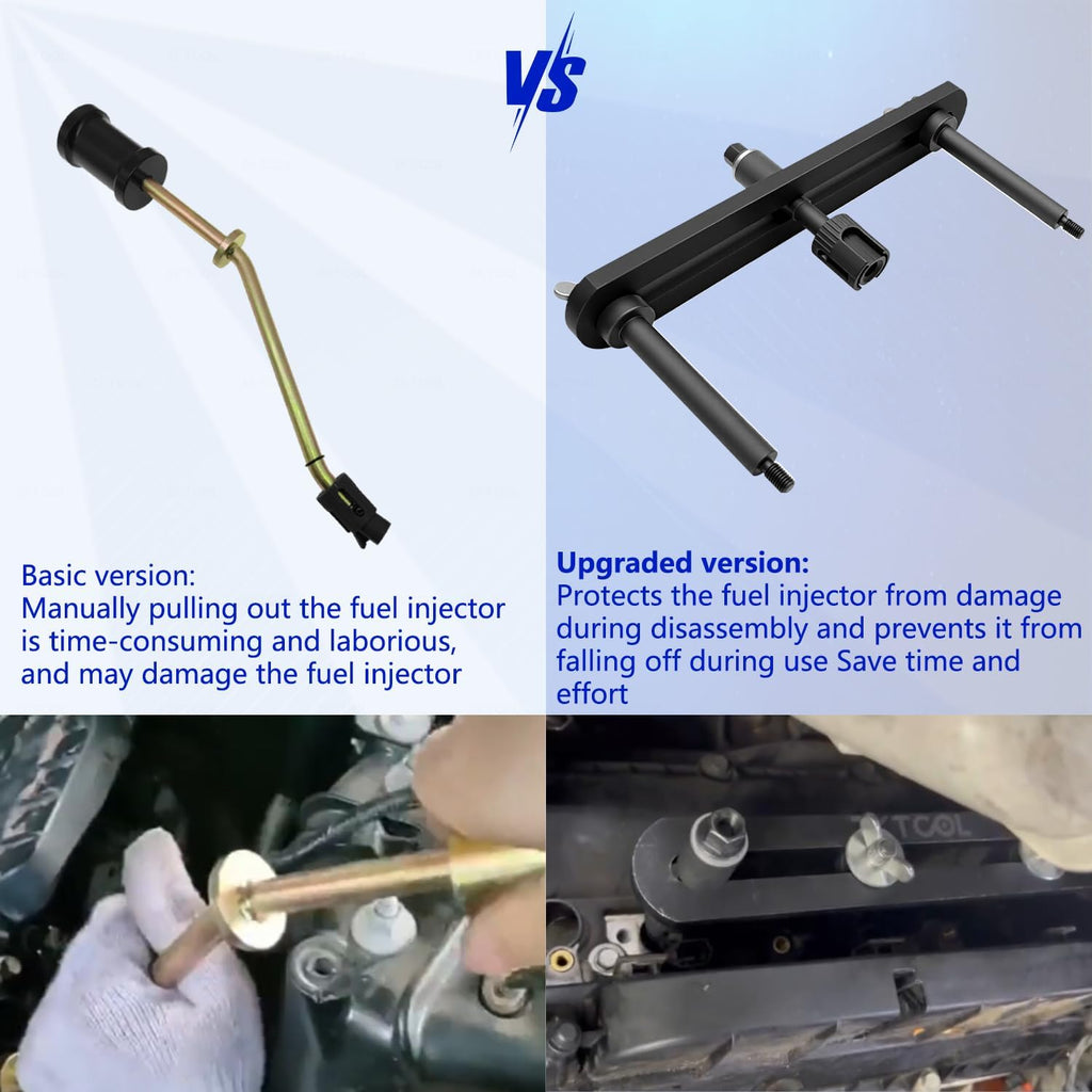 Dispositif d'extraction d'injecteurs de carburant ZKTOOL nouvelle version améliorée, compatible doté de les moteurs essence Land Rover Jaguar 3.0L et 5.0L. Permet de retirer facilement les injecteurs sans les endommager. Référence remplaçable : 310