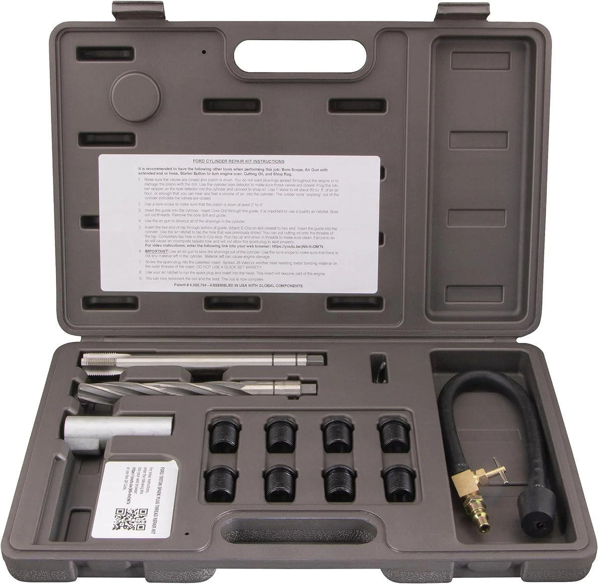ensemble d'équipements 38900 destiné à Ford Triton à deux soupapes - Système de réparation infaillible, kit de réparation de filetage de bougie. équipements et équipements