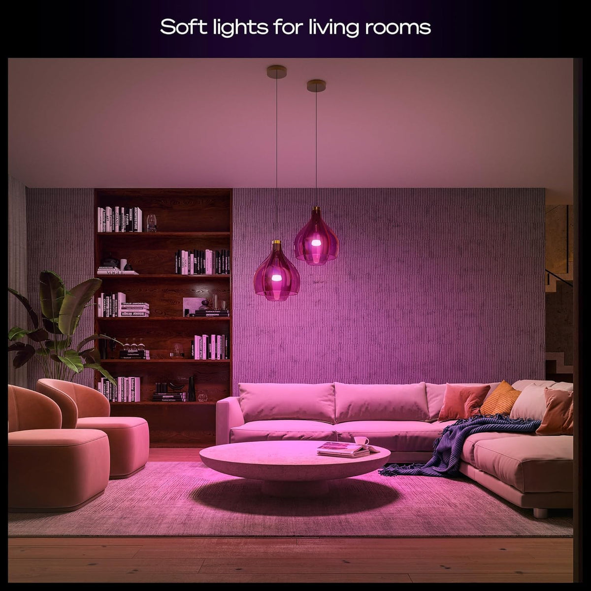 Ensemble de démarrage Philips Hue : Bridge Pro + 4 ampoules connectées A19 E26, blanc et couleur, intensité réglable, hub d'éclairage intelligent, compatible doté de Apple Home, Alexa, Google et Samsung SmartThings