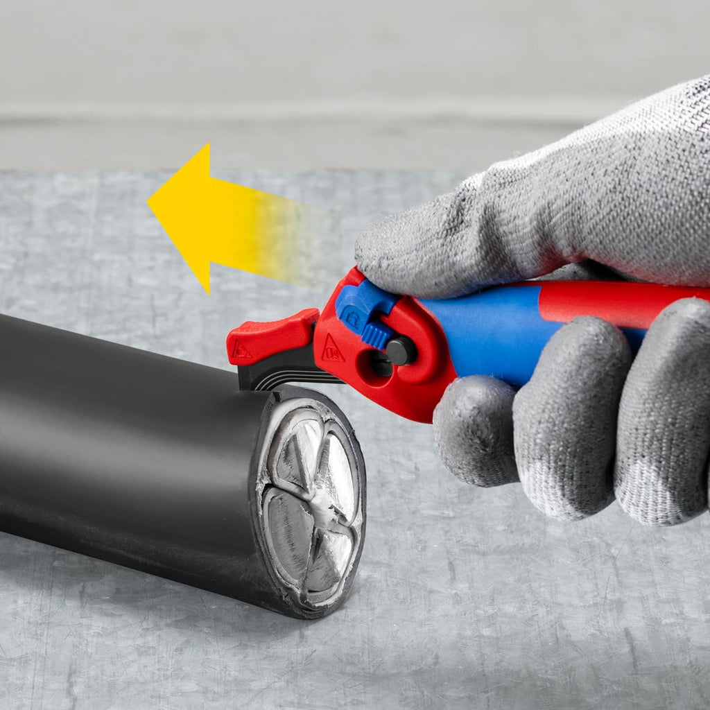 Couteau à cliquet KNIPEX Tools 16 50 145 SBA, 5-3/4 – sélection pratique
