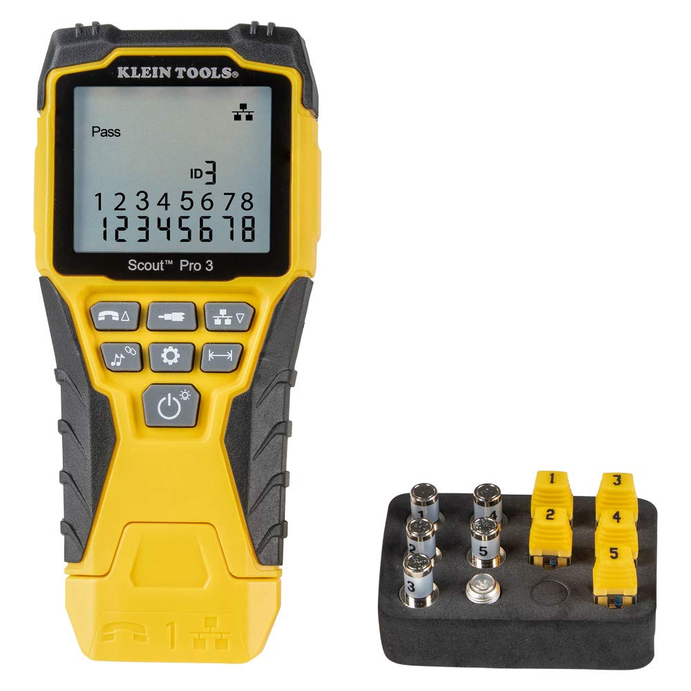 Ensemble de testeur de câbles KLEIN TOOLS VDV501-851 destiné à Ethernet et coaxial
