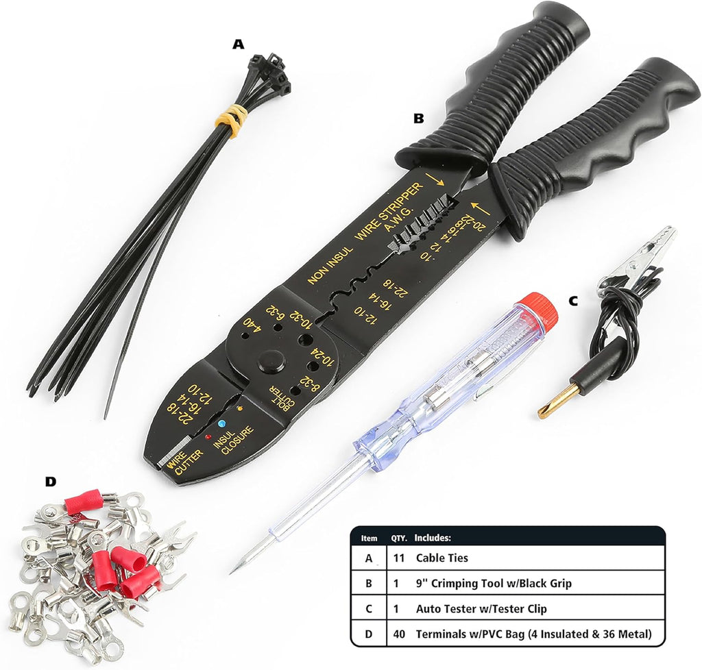 Coffret d'outils pratiques marins Great Neck MS125 de 125 pièces, cadeau pour homme, cadeau pour papa, haute visibilité, coffret à outils de bateau résistant à l'eau, accessoires et fournitures de bateau chromés antirouille