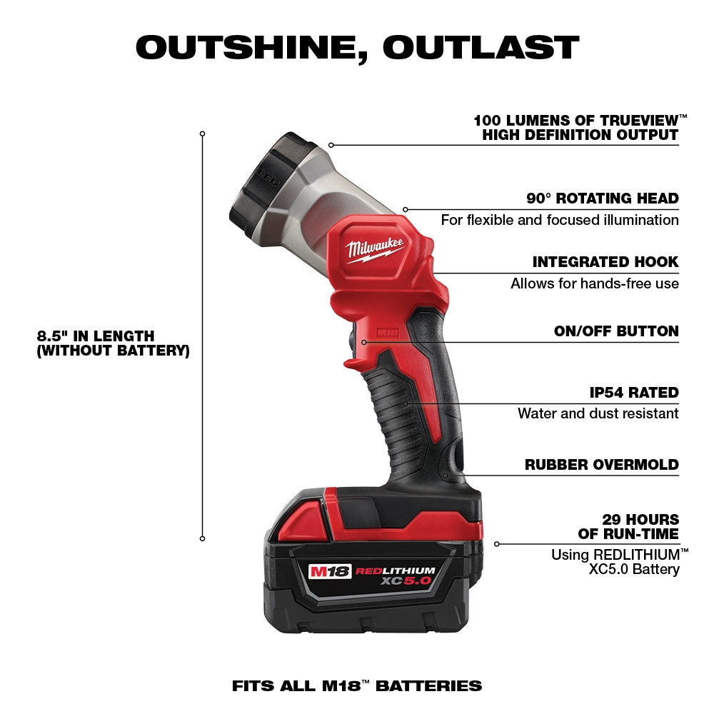 Kit combiné sans fil 7 équipements M18 FUEL Lithium-Ion sans balais 18 V 5,0 Ah