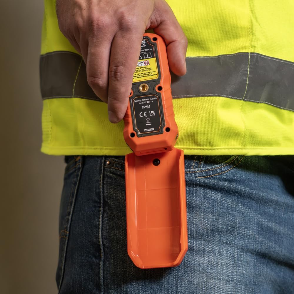 Télémètre laser Klein Tools, mesures en pieds, pouces et mètres – sélection pratique