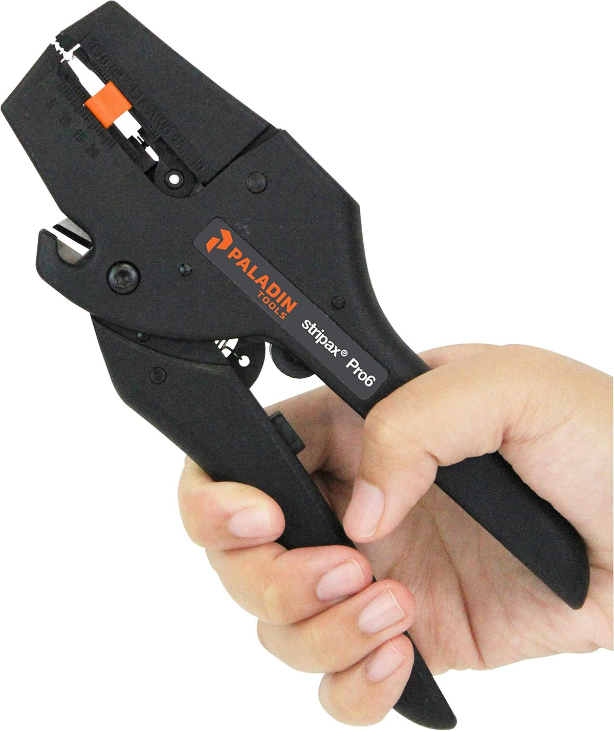 Pince à dénuder automatique STRIPAX PRO 6, coupe-fils haut de gamme destiné à câbles de 28 à 10 AWG, isolation THHN/THHW, qualité pour usage professionnel
