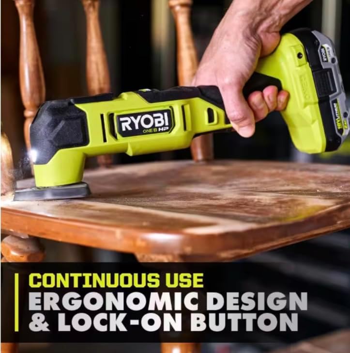 Dispositif multifonction oscillant sans balais RYOBI ONE+ HP 18V (outil seul) PBLMT51B