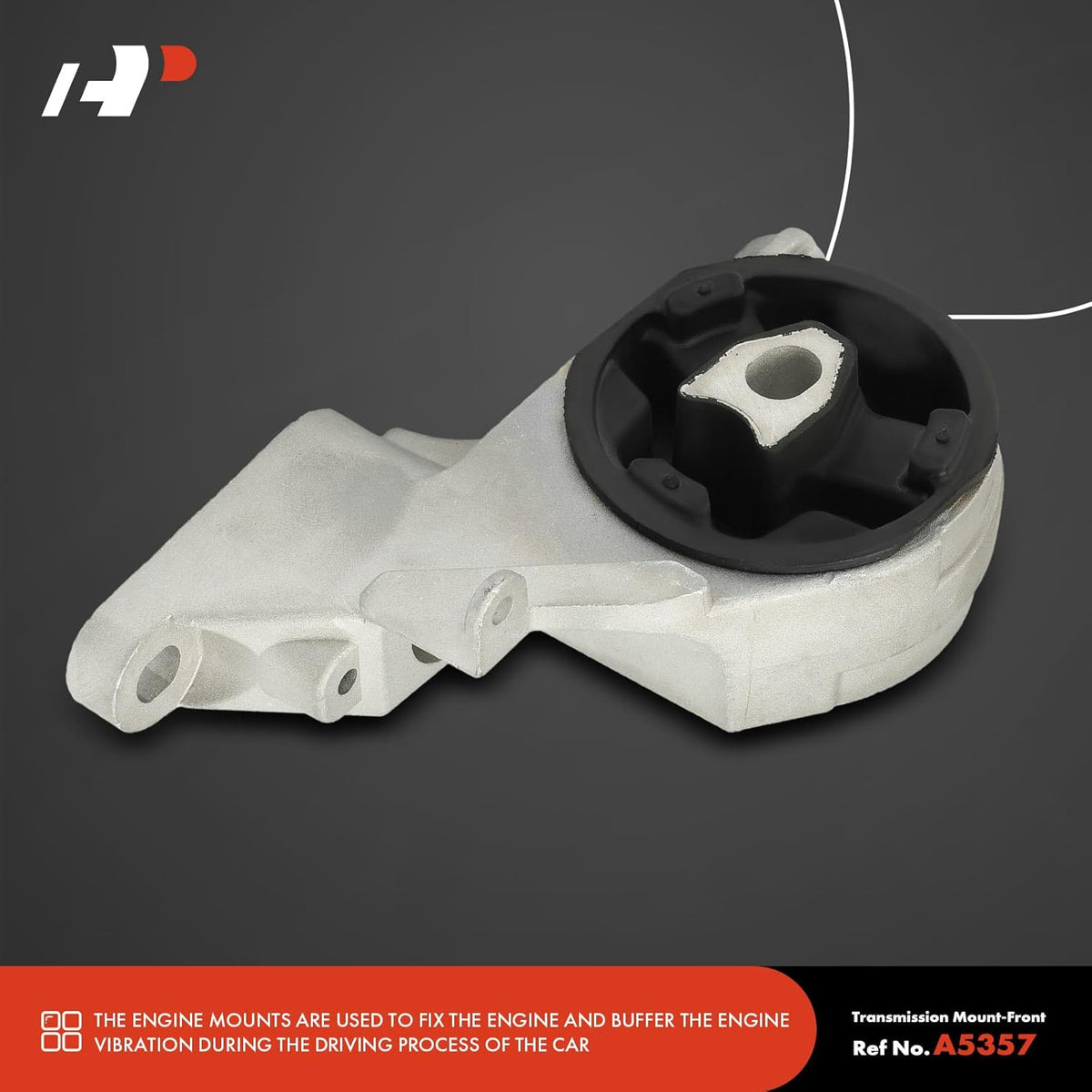 Ensemble de 4 supports moteur et de transmission A-Premium compatible doté de Chevrolet Malibu 2004-2007, Pontiac G6 2005-2007 et Saturn Aura 2007-2008 (V6 3,5 L, transmission automatique).
