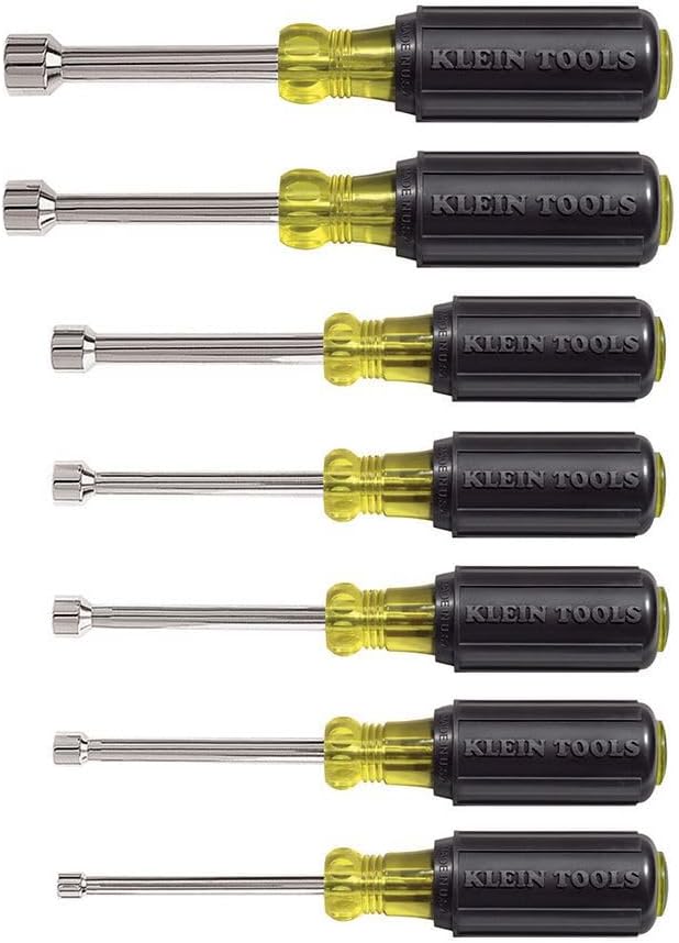 Ensemble d'équipements Klein Tools 80021, comprenant tournevis et clé à douille doté de embouts assortis, aimanteur/démagnétiseur, 16 pièces, bricolage