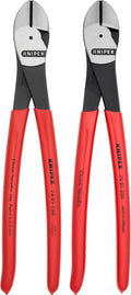 KNIPEX Tools 9K 00 80 129 US Jeu pour 2 fraises diagonales droites et coudées à fort effet de levier