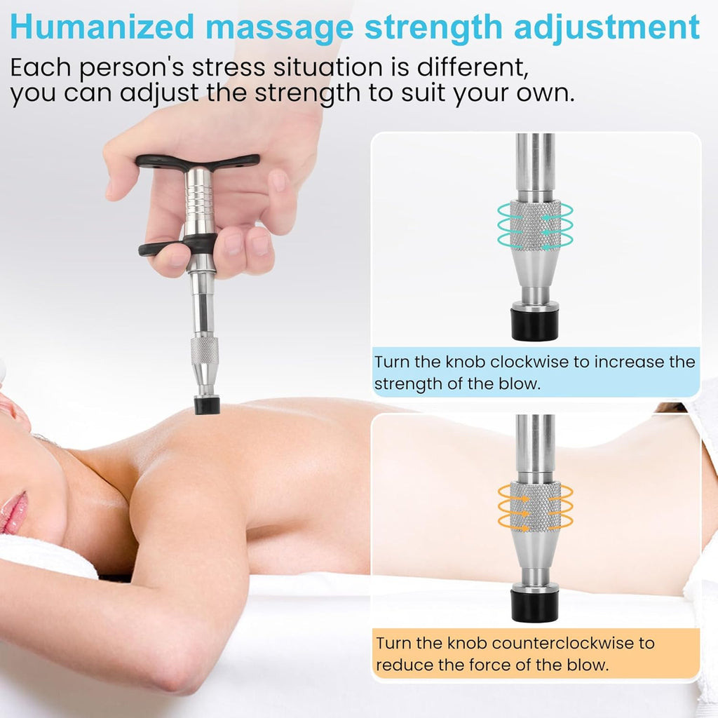 Dispositif de massage chiropratique ajustable Dreamtrue, efficace destiné à le visage, les douleurs articulaires et plus encore, 0-280 N