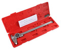 Pied à coulisse à cadran Accusize Industrial Tools 0-12'' par 0,001'', cadran noir, aiguille rouge, en acier inoxydable, dans son coffret, P920-B212 – sélection pratique
