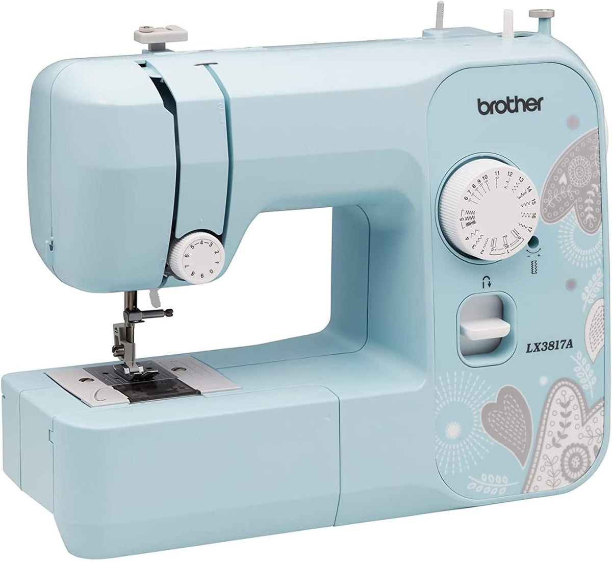 Machine à coudre Brother RLX3817A 17 points, bleue (reconditionnée) – sélection pratique