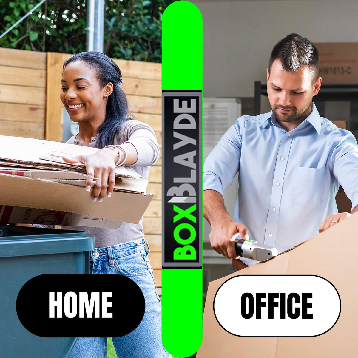Coupe-carton électrique haut de gamme - L'outil ultime destiné à une découpe de carton sans effort - Coupe-carton électrique robuste, idéal destiné à une utilisation à domicile, au bureau et en milieu industriel.