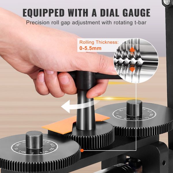 Laminoir Vevor, machine à bijoux 3 en 1 multifonction, largeur max. 57 mm, neuf – sélection pratique