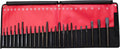 Ensemble de poinçons et burins Mayhew Pro 61050, 24 pièces, finition oxyde noir