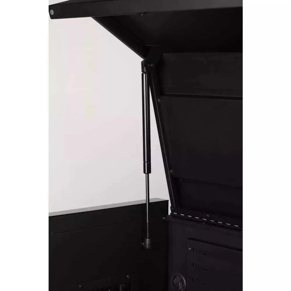 Coffre à outils industriel à 4 tiroirs, 104 cm L x 55 cm P, noir mat – Pratique