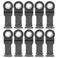 Lames oscillantes BOSCH Starlock OSL114F-3, coupe plongeante bimétallique 32 mm (1-1/4 po) - Précision suisse, interface 3D Fit, compatibles doté de les équipements OIS - Lot de 10
