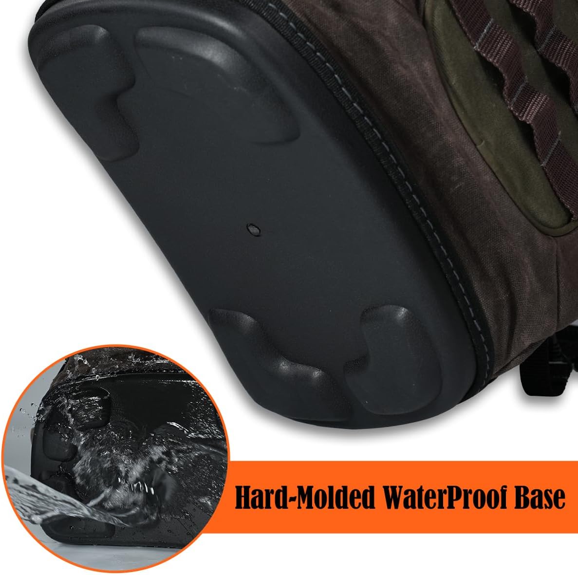 Sac à dos d'électricien WELKINLAND à 36 poches, sac à dos rigide destiné à techniciens CVC, sac à dos en toile cirée destiné à techniciens, sac à dos à équipements robuste destiné à hommes