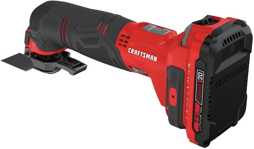 Kit d'outil oscillant sans fil CRAFTSMAN CMCE501D1R V20 Lithium-Ion (2 Ah) (Remis à neuf) – sélection pratique