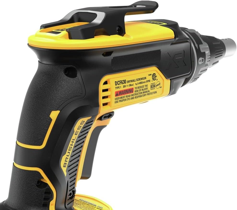 Visseuse à plaques pour plâtre DEWALT 20V Max, outil seul (DCF630B)