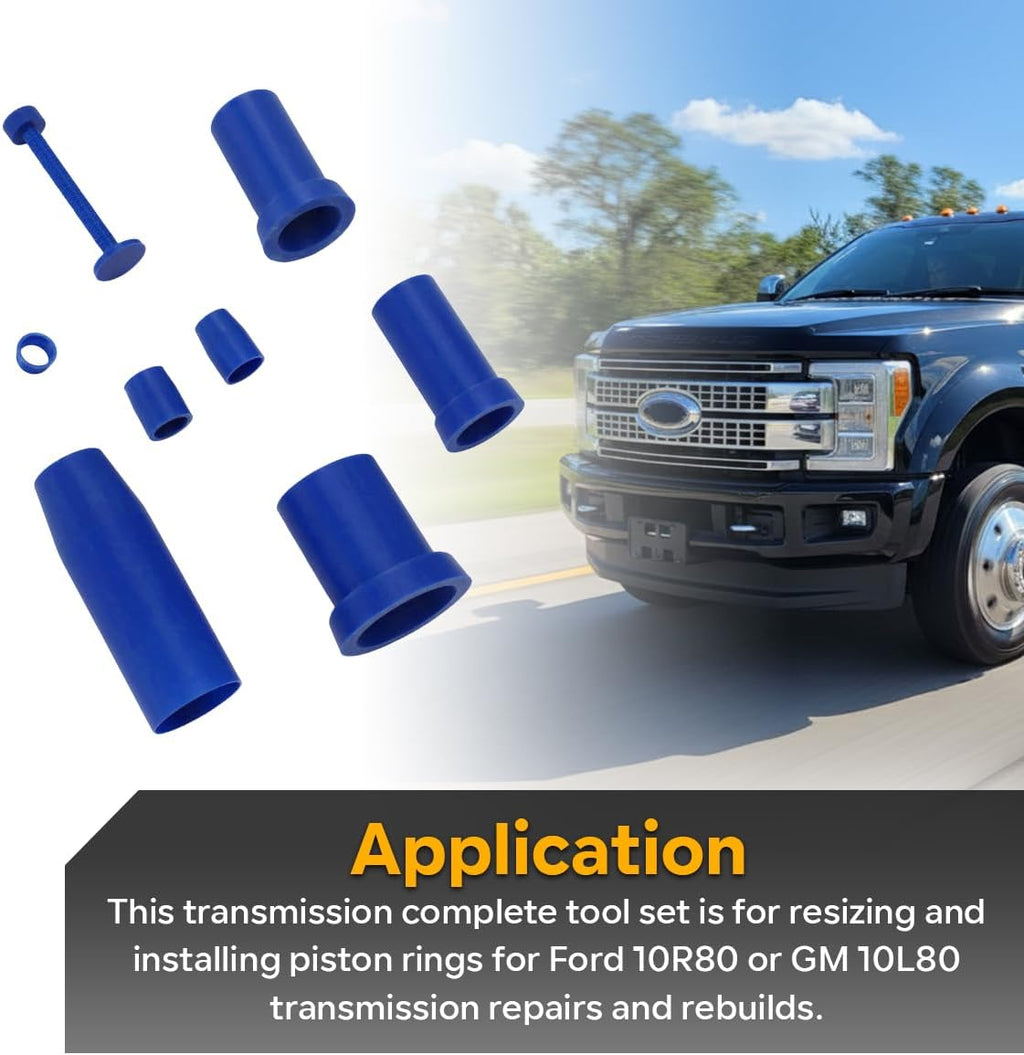 Ensemble de recalibrage et d'expansion de bagues de transmission MOTOQUEEN destiné à Ford 10R80 et GM 10L80, ensemble d'équipements de réparation destiné à une installation et un redimensionnement faciles des bagues, impression 3D