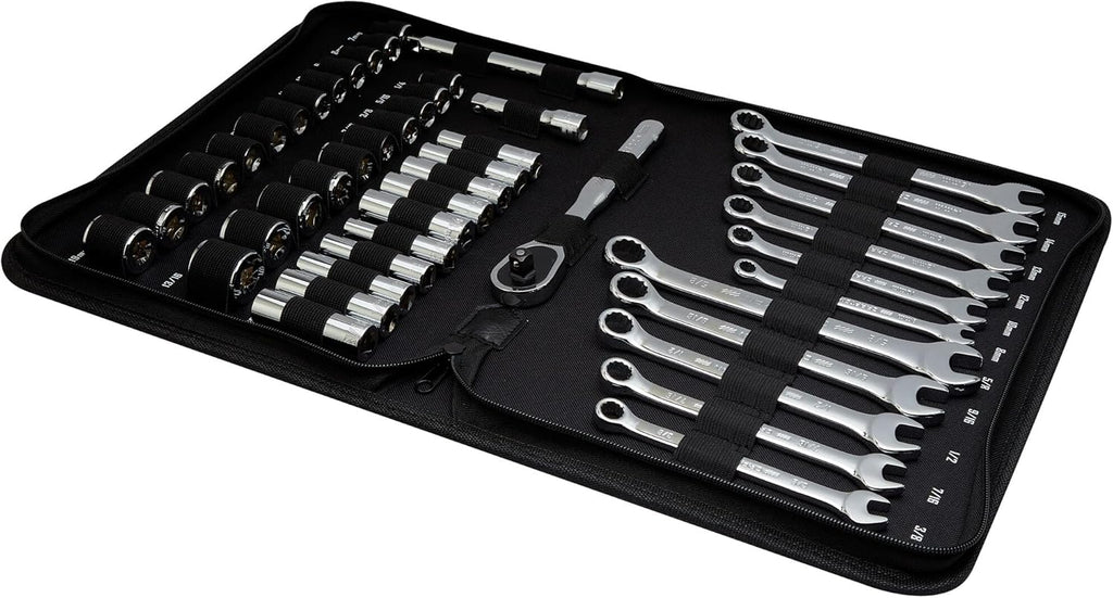 Ensemble d'équipements destiné à mécaniciens mobiles CRAFTSMAN, entraînement 3/8 pouce, cliquet 72 dents, 47 pièces (CMMT12119)